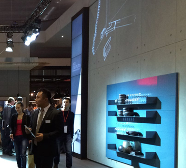 SIGNAGE AMBIENCE ZUR EUROCUCINA UND IMM