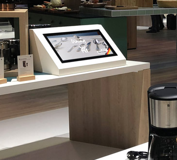 Signage Clips auf der Ambiente