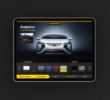 Pitch App Fahrzeugkonfigurator